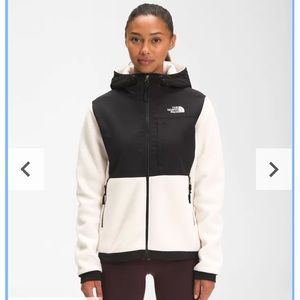 White North Face Denali 2 Hoodie